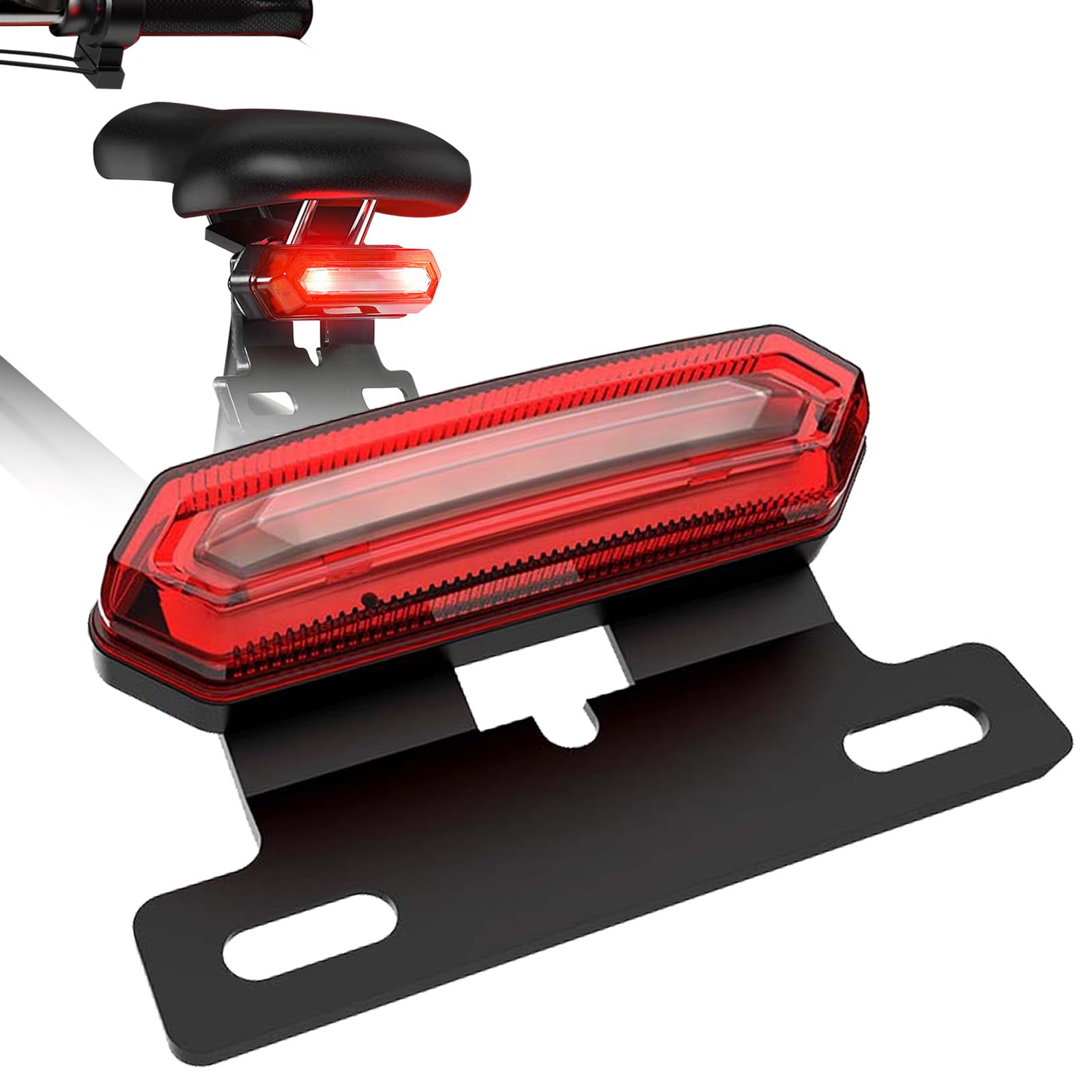 Amazon | 電動自転車リアライト、高輝度Eバイクテールライト、48V